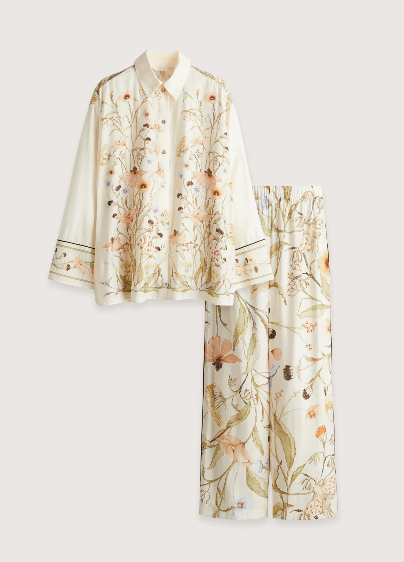 Ensemble kimono court et pantalon | Magnolia - Image 6