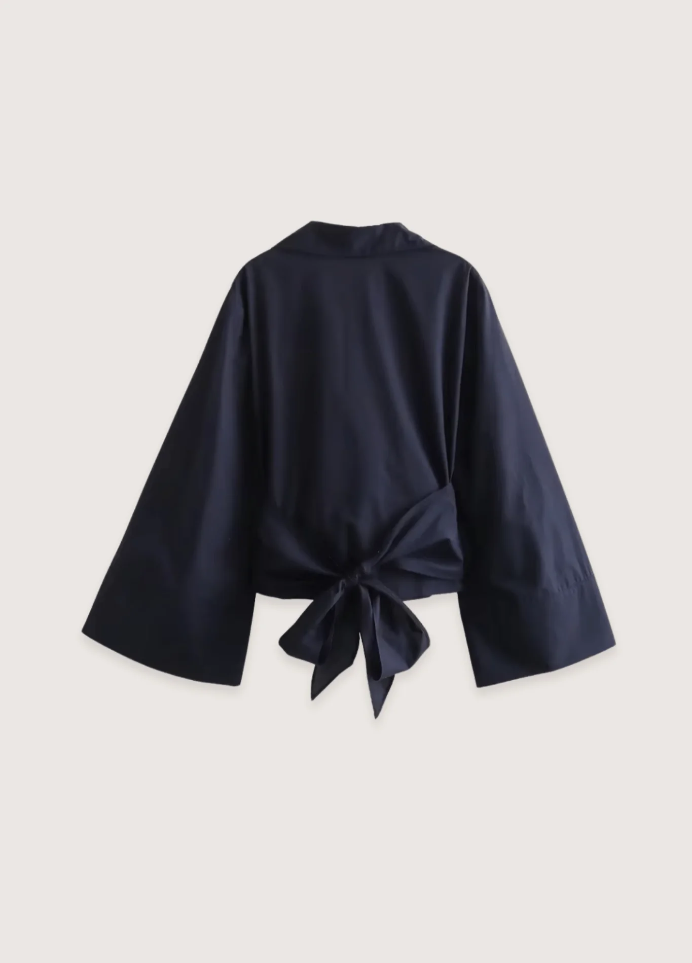 Kimono court noir | Cache-coeur - Image 3