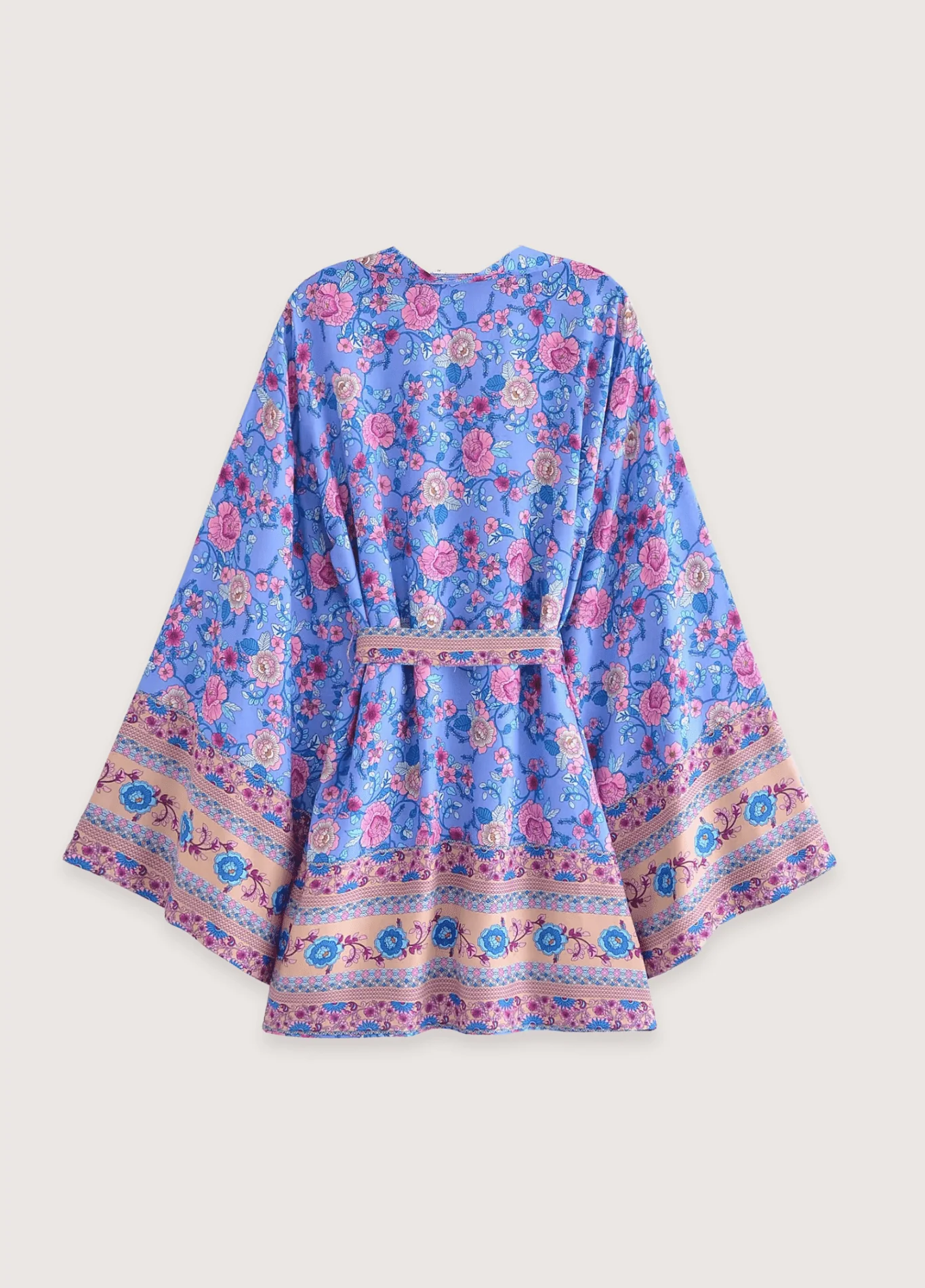 Kimono court plage | Violette d'Été - Image 2
