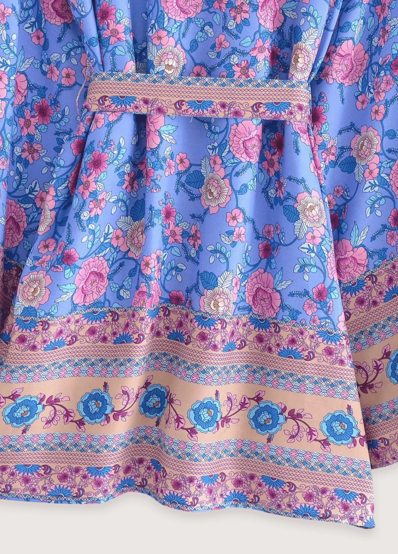 Kimono court plage | Violette d'Été - Image 5