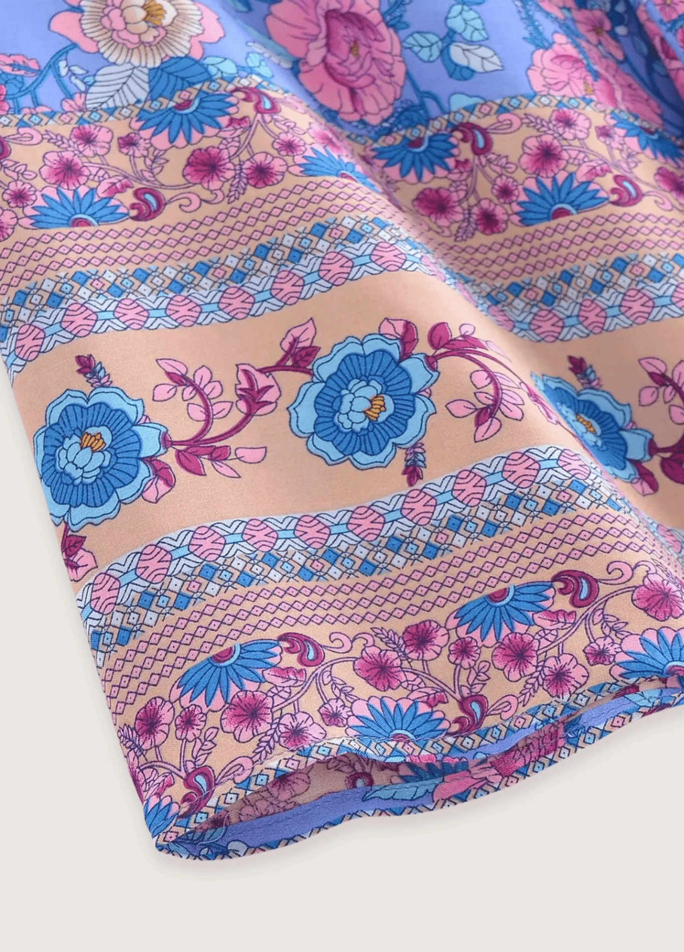 Kimono court plage | Violette d'Été - Image 6