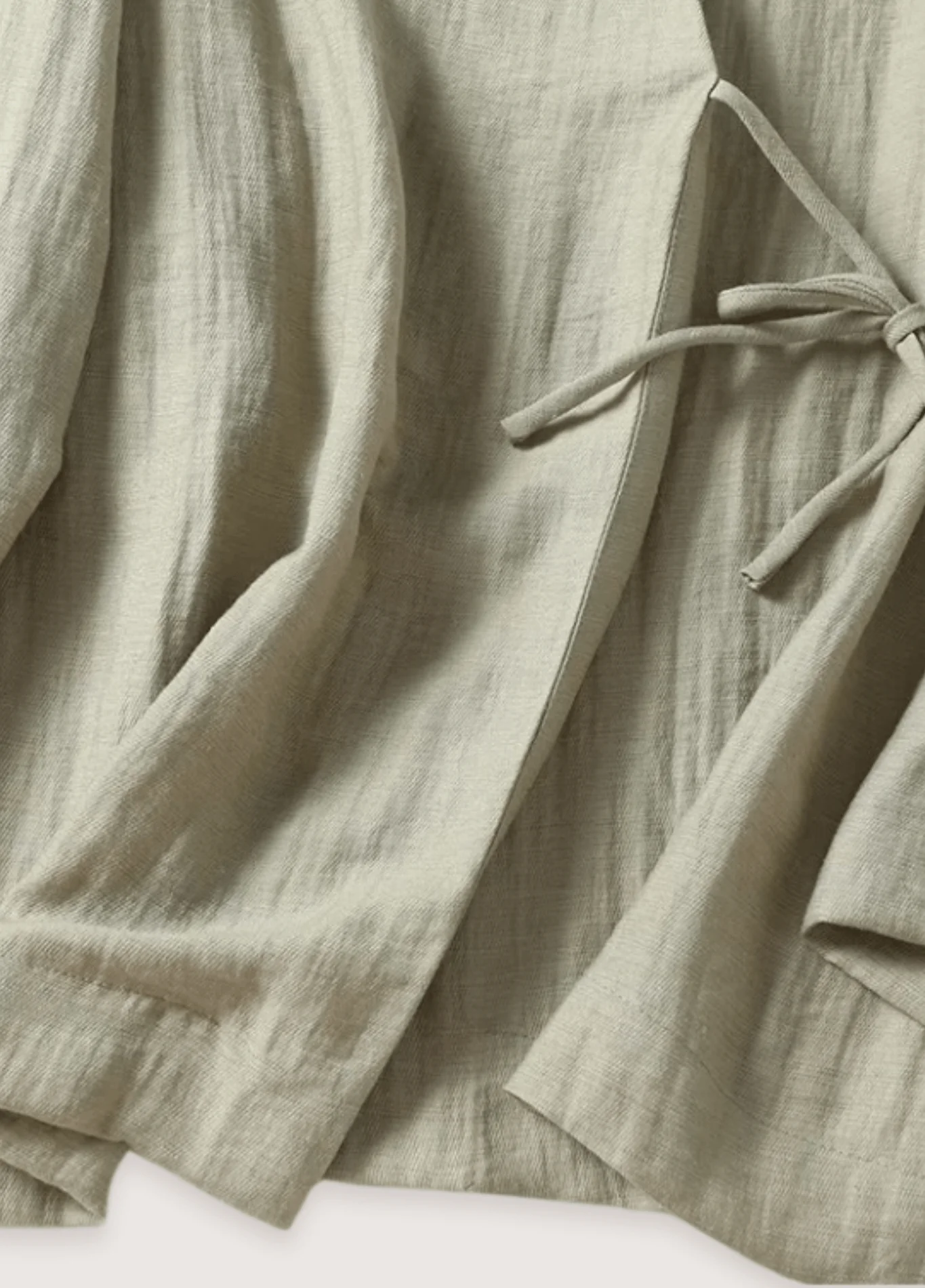 Kimono court vert sauge - Image 4