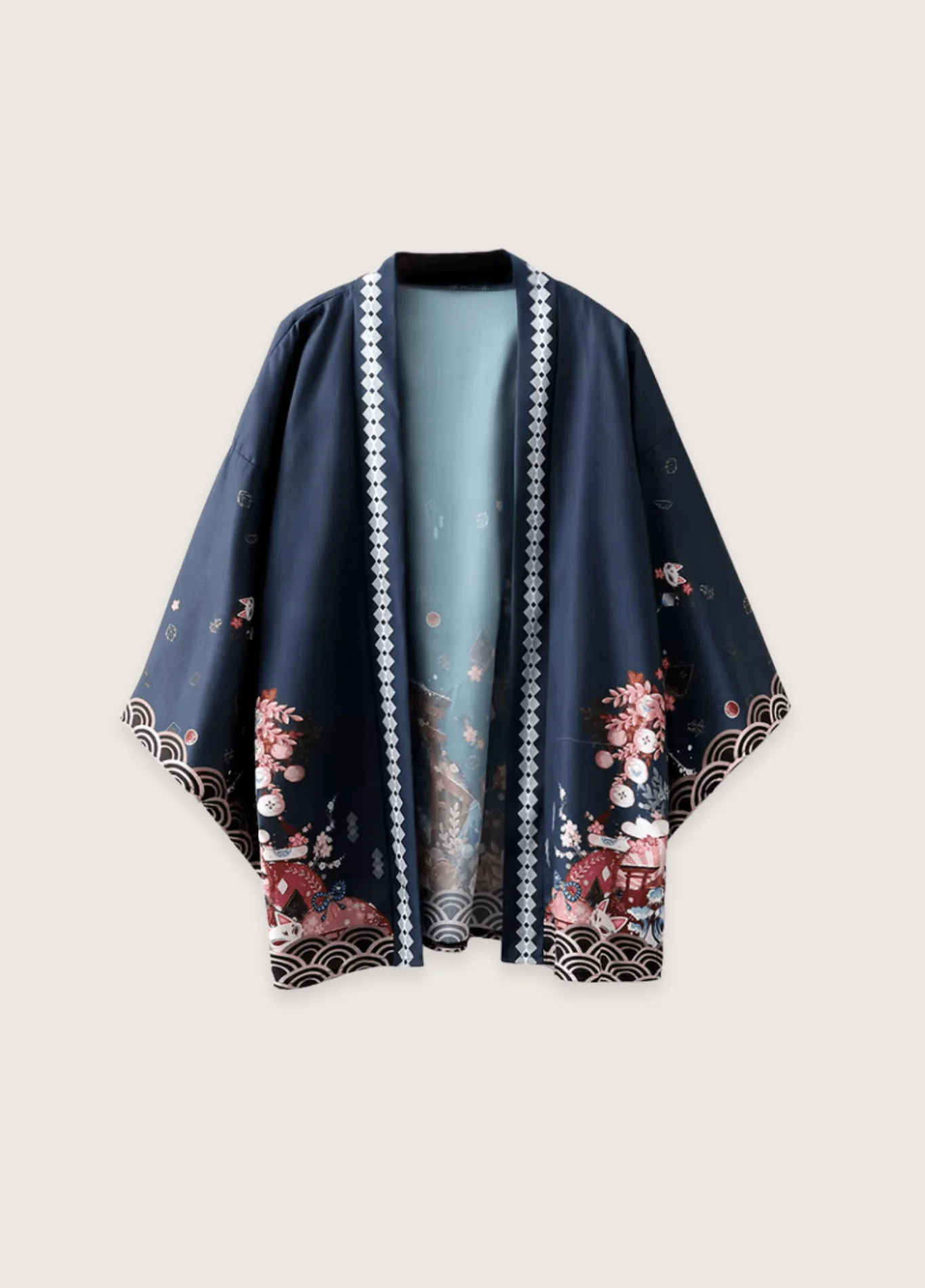 Kimono japonais | Vert Mystique - Image 2