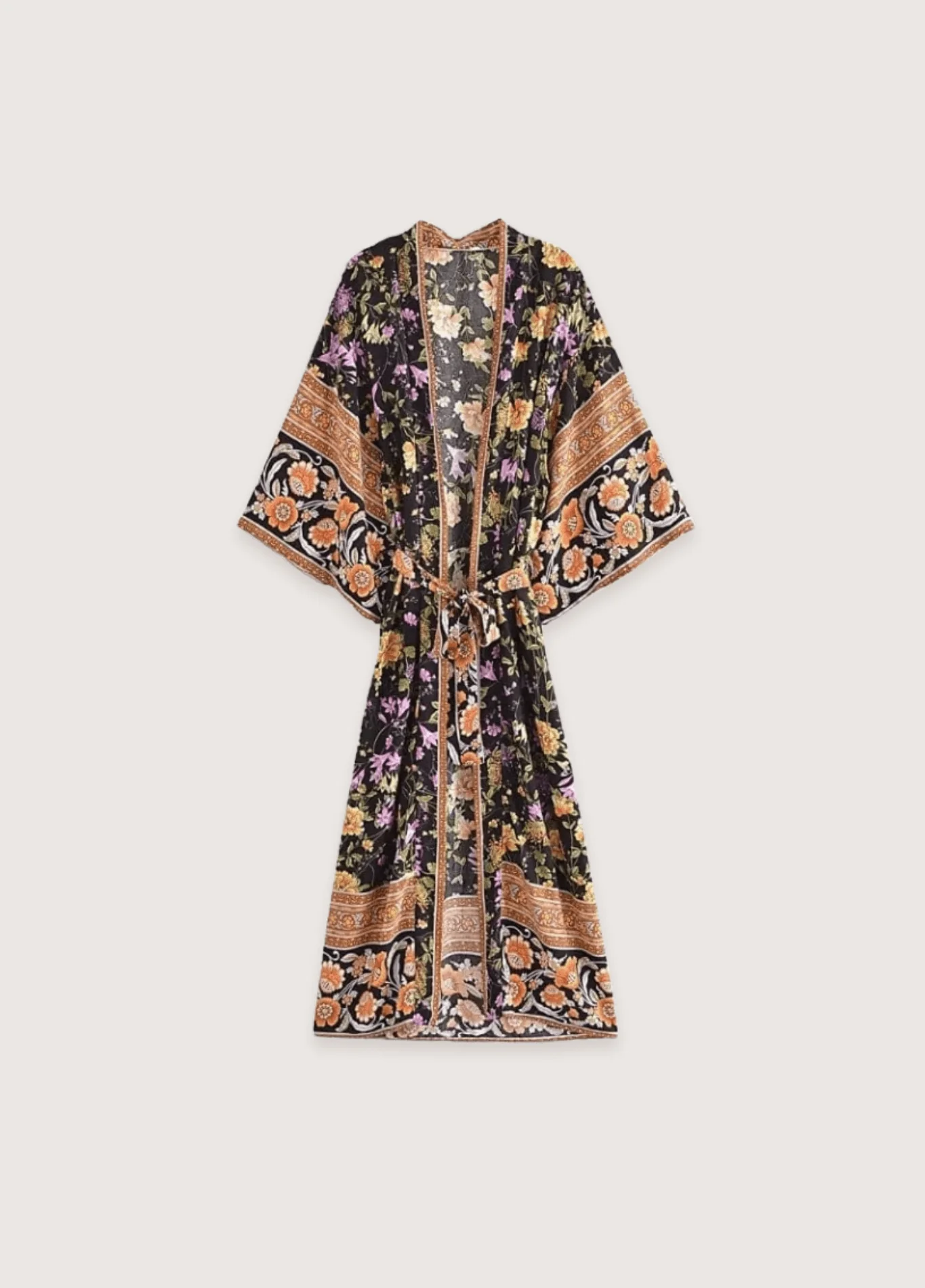 Kimono long bohème | Jardin Nocturne