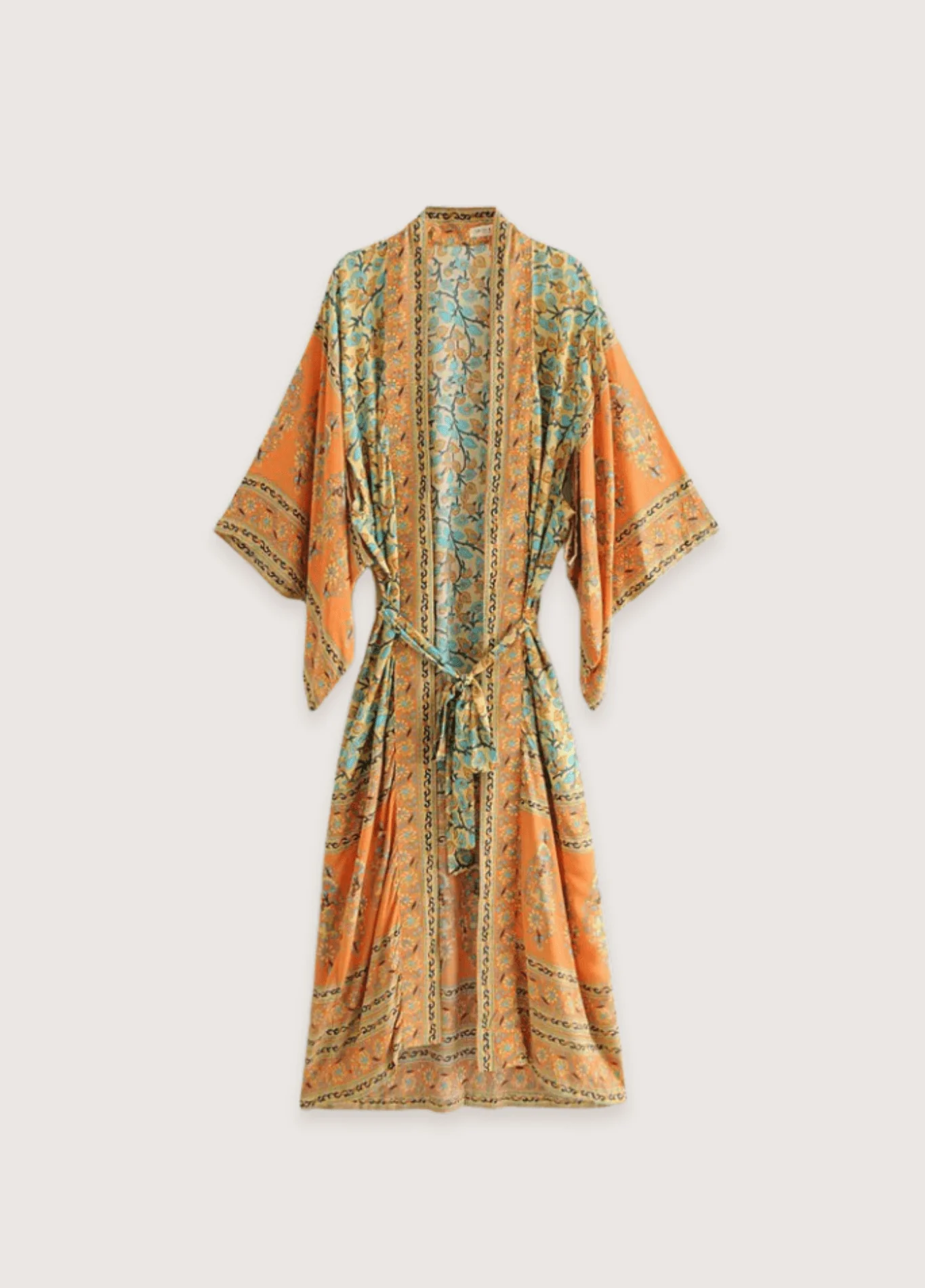 Kimono long orange | Daisy Bohème