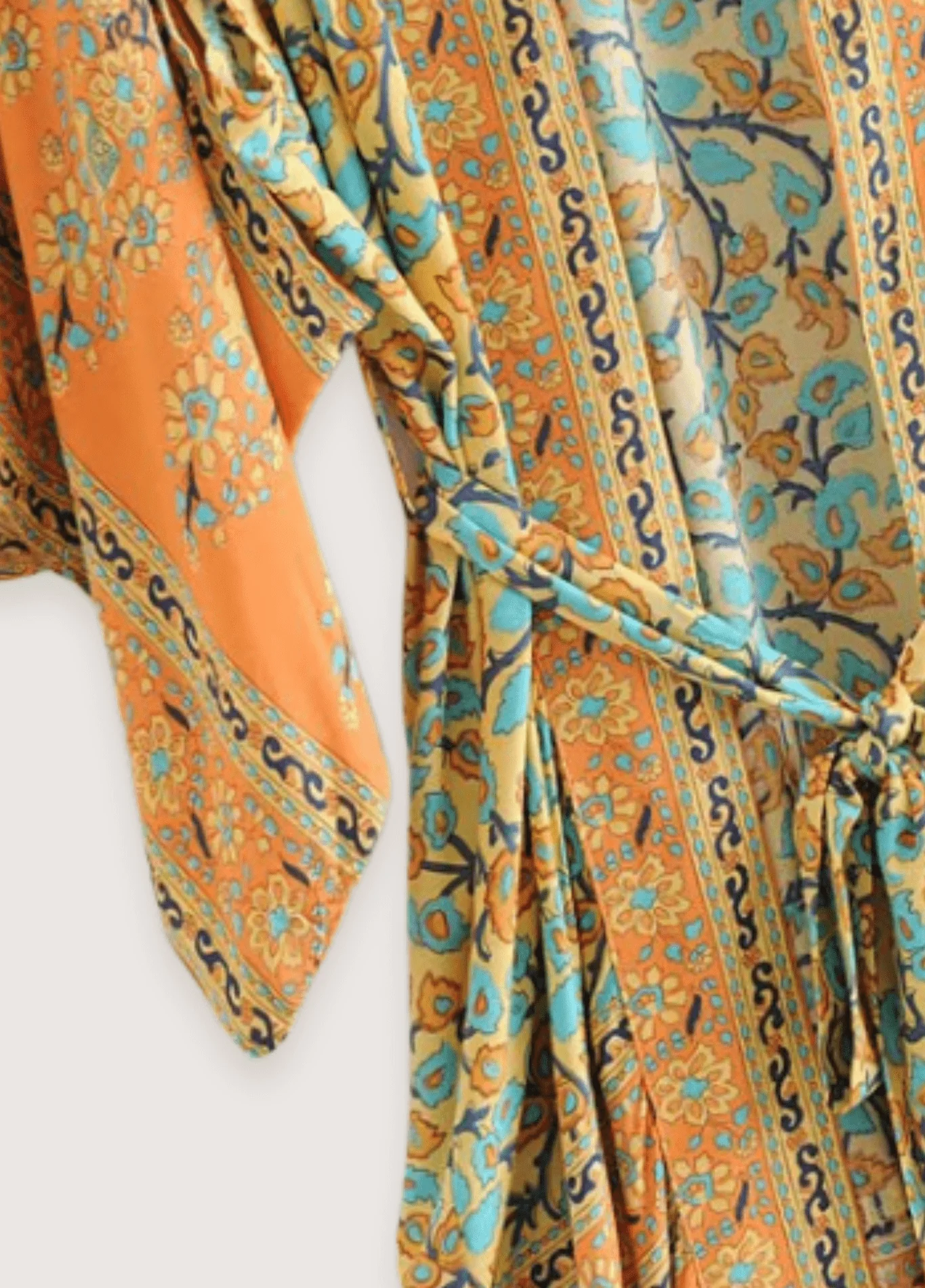Kimono long orange | Daisy Bohème - Image 3