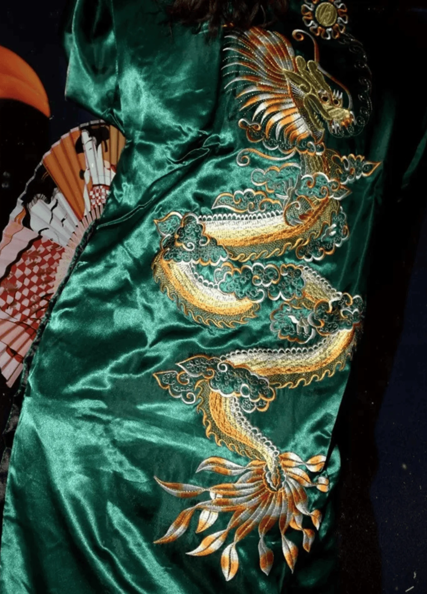 Kimono long soie | Kinryū - Image 3