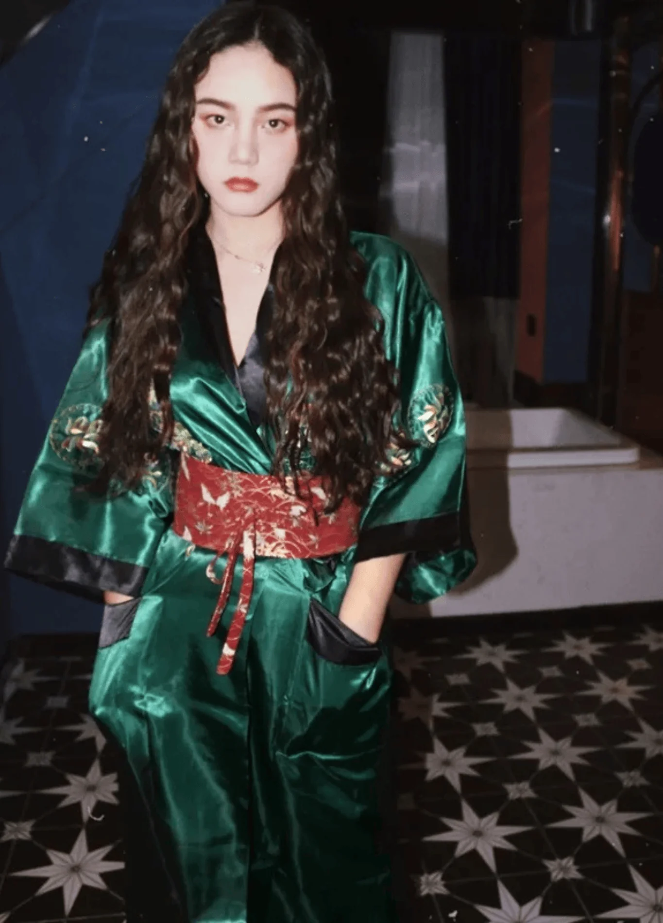 Kimono long soie | Kinryū - Image 5