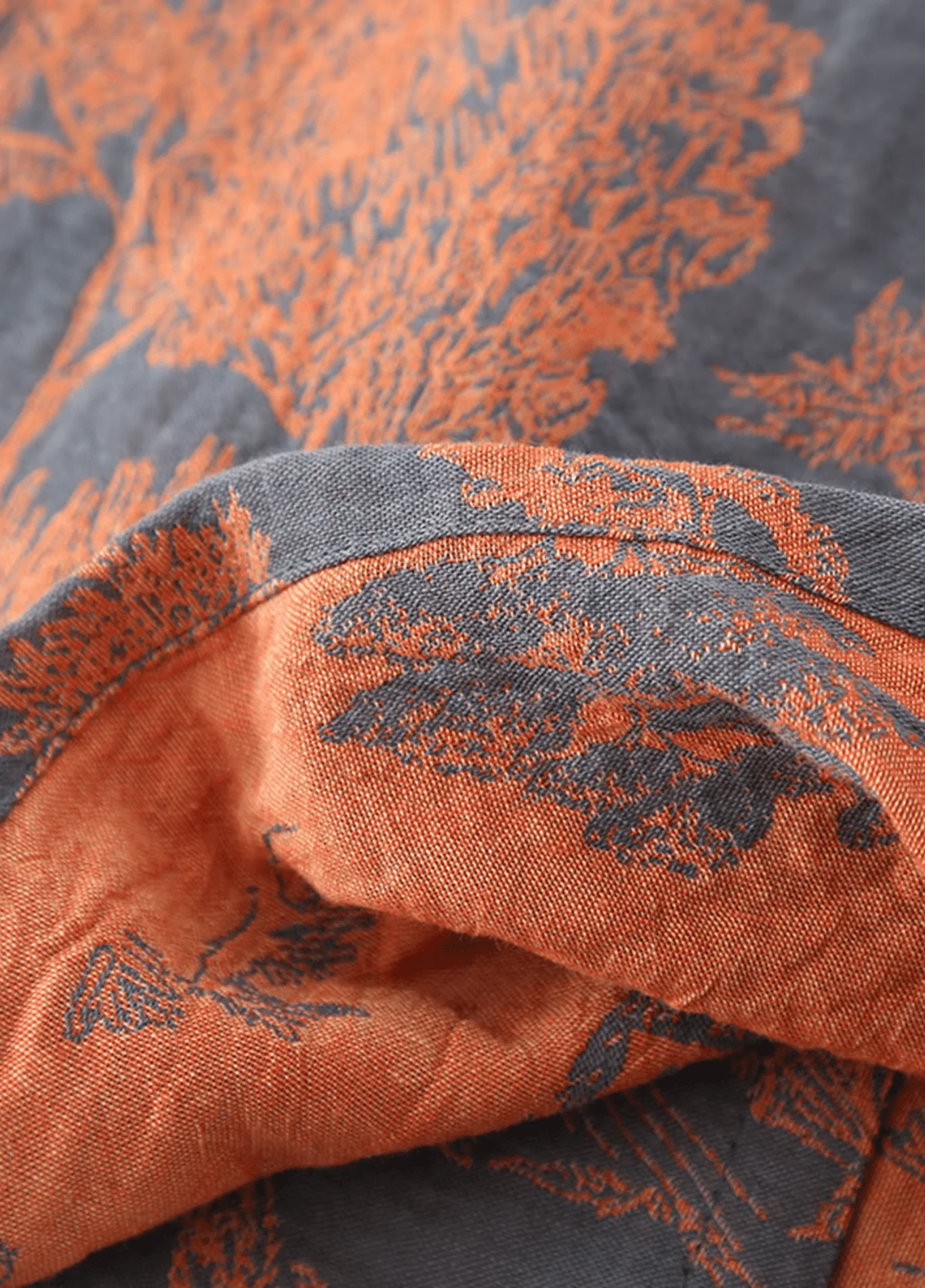Peignoir kimono bleu homme | Ukiyo - Image 6
