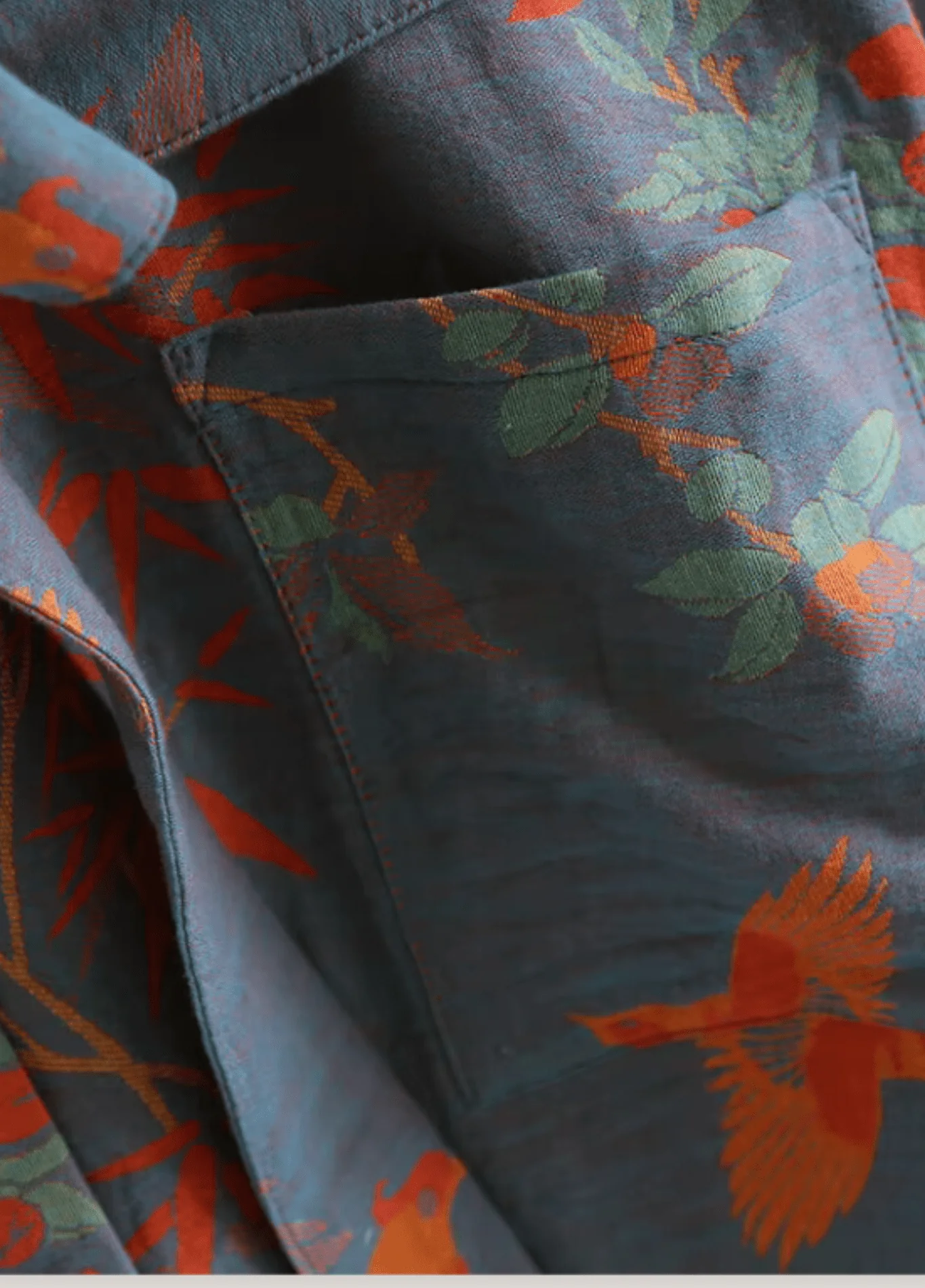 Peignoir kimono femme | Palais automne - Image 4