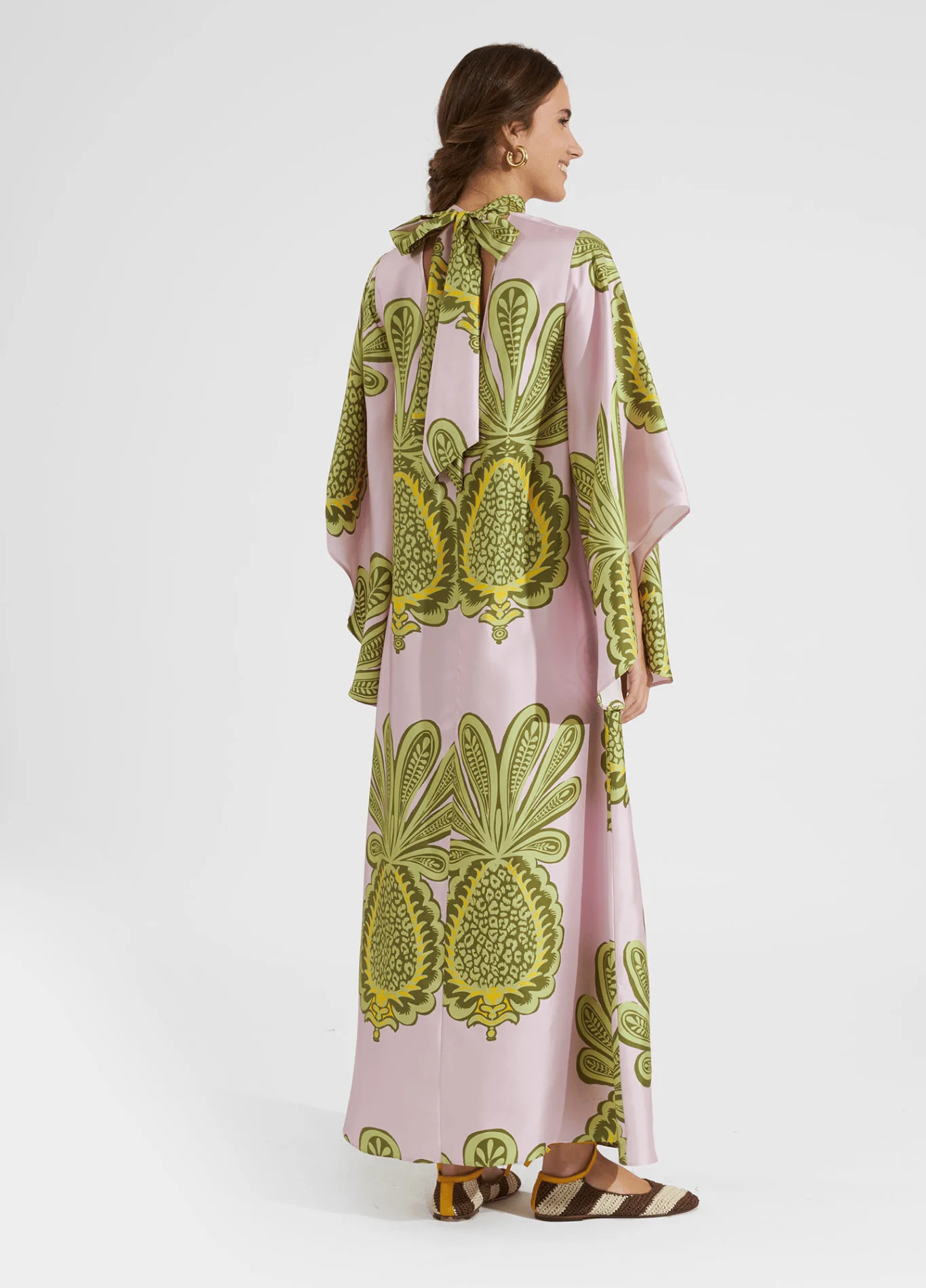 Robe kimono réversible | Ananas impérial - Image 4