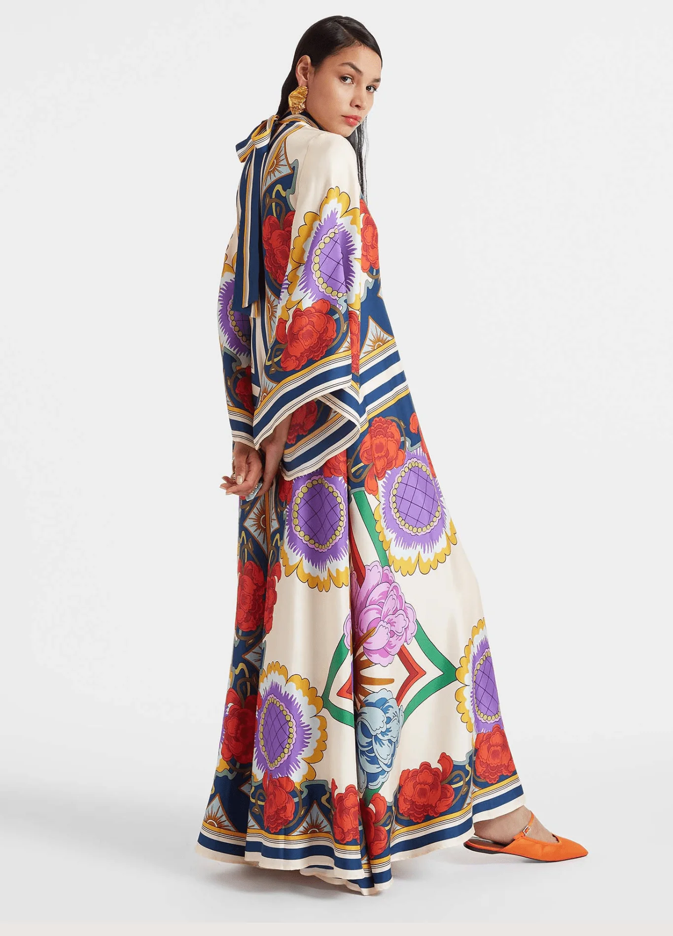Robe kimono réversible | Baroque - Image 3