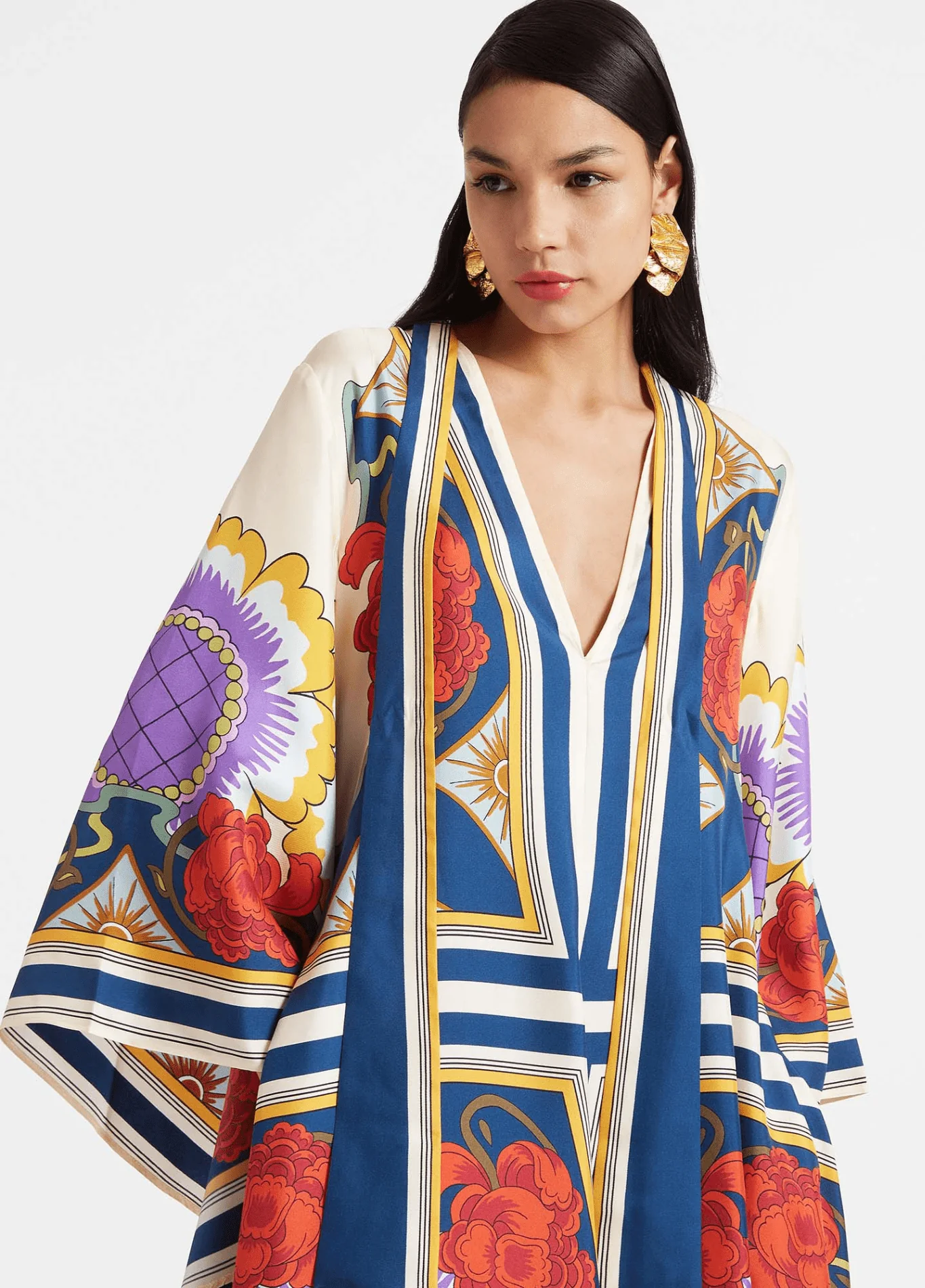 Robe kimono réversible | Baroque - Image 4