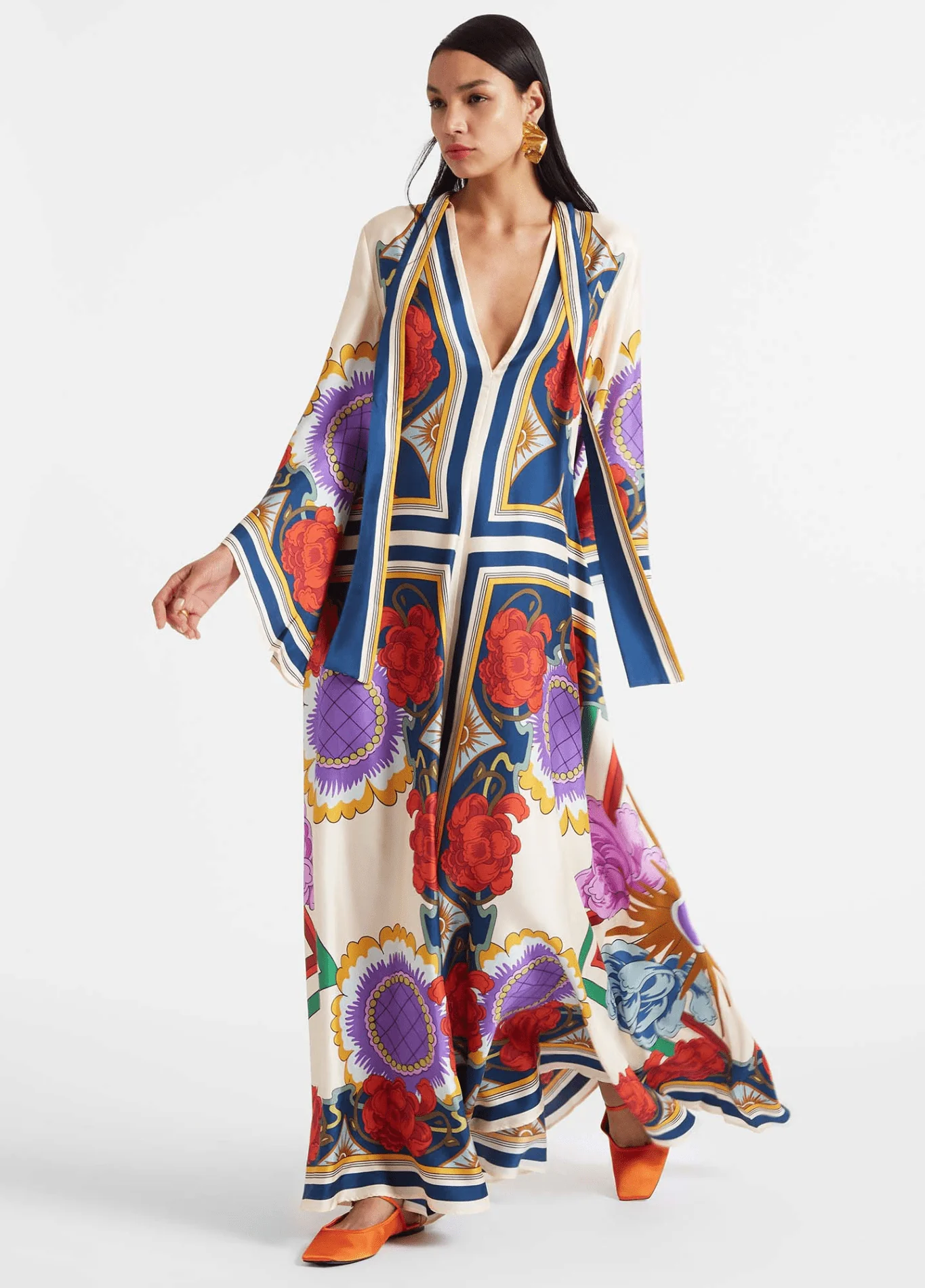 Robe kimono réversible | Baroque - Image 6