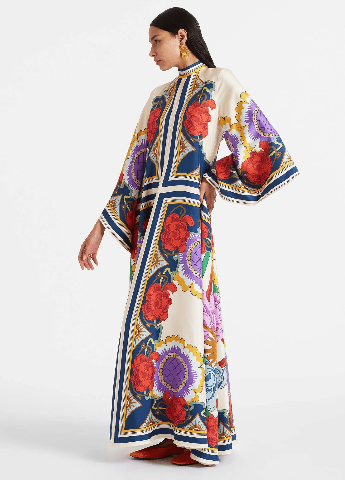 Robe kimono réversible | Baroque - Image 7