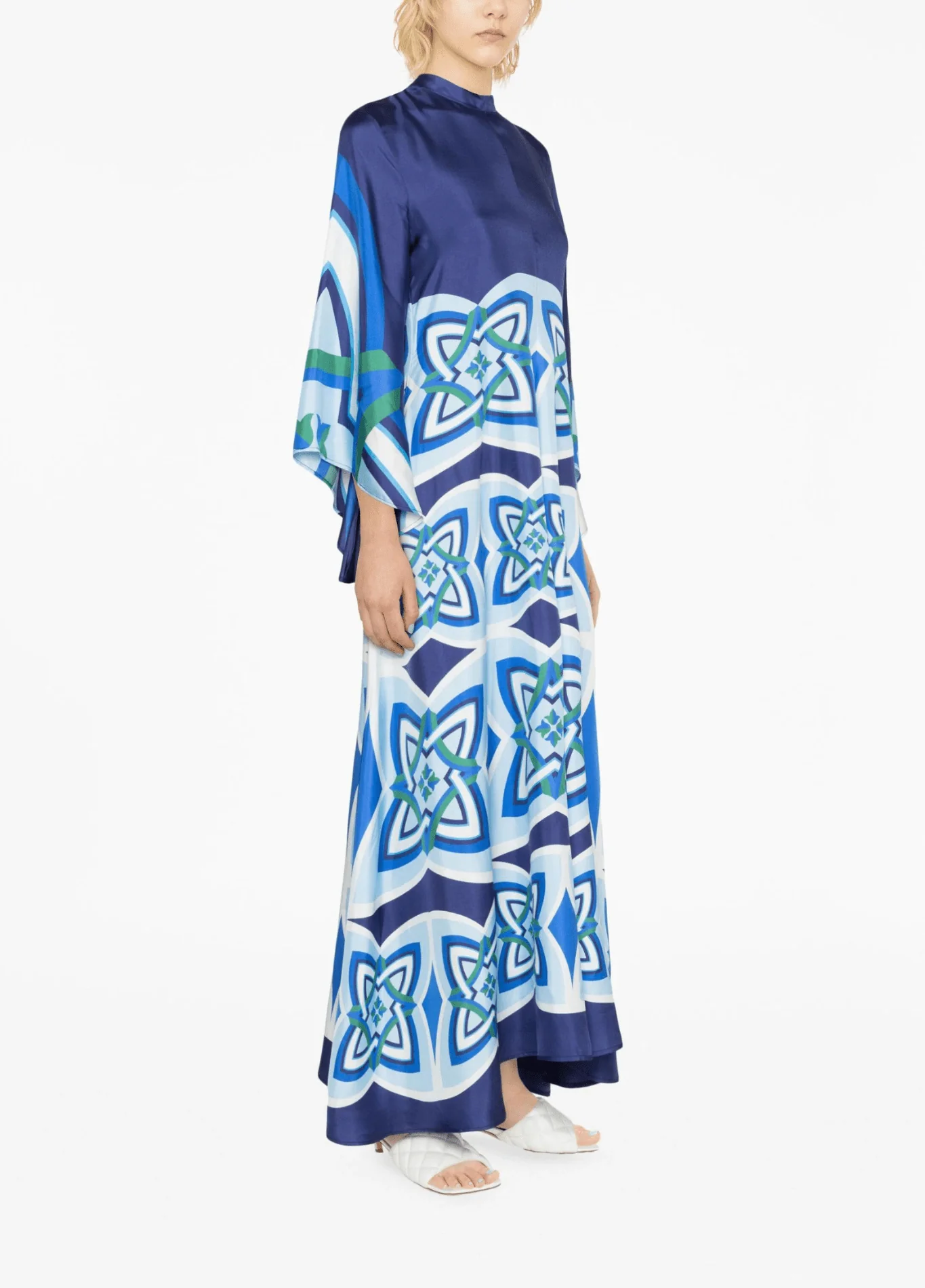 Robe kimono réversible | Saphir - Image 5