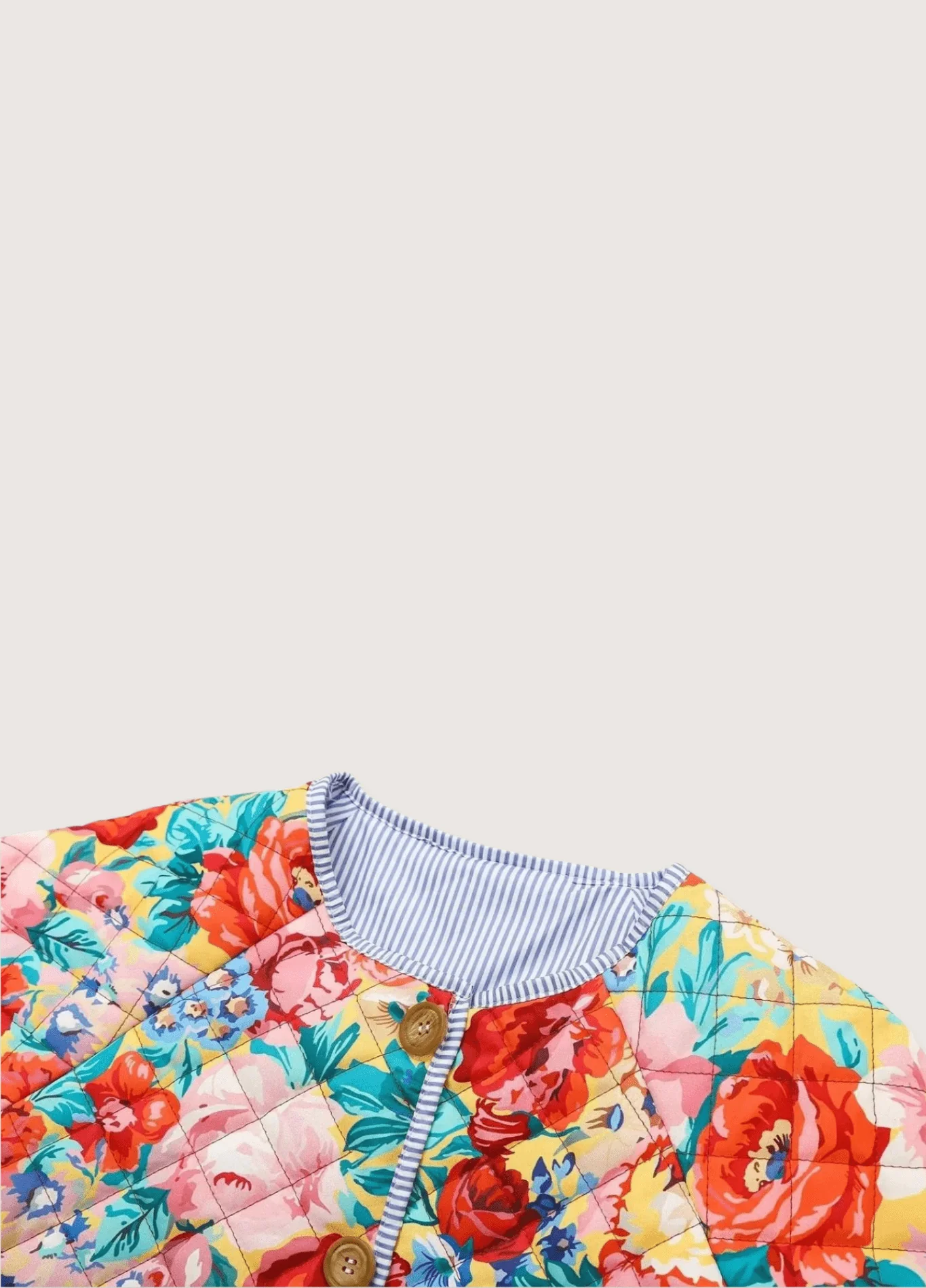 Veste kimono matelassée | Explosion Florale - Image 3
